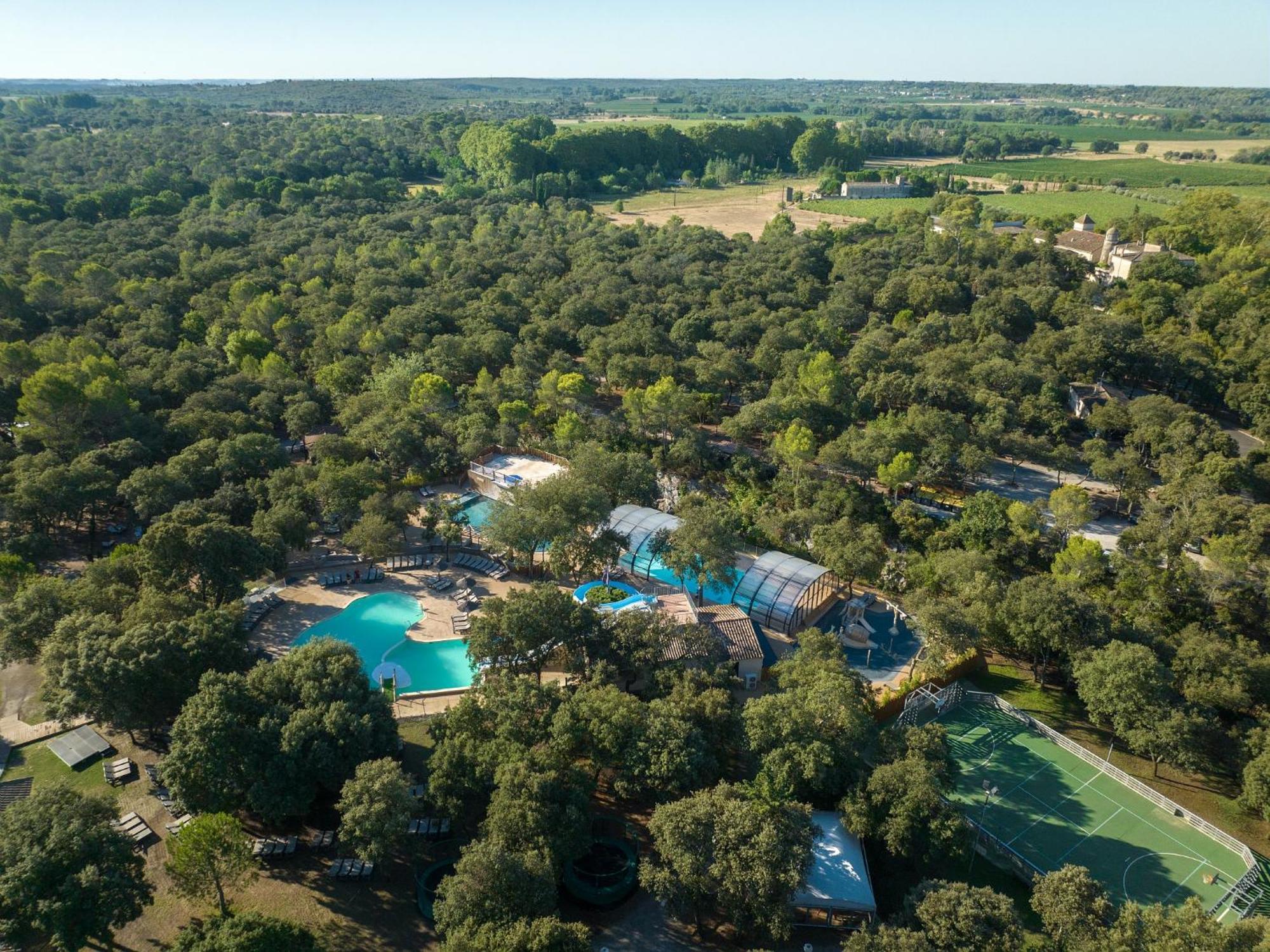 Camping Les Pres Du Roi Sommières Exteriér fotografie